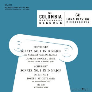 Cover of Beethoven: Violin Sonatas No. 1, Op. 12/1 & No. 7, Op. 30/2 - Schubert: Sonatina, D. 384 & Piano Sonata No. 17, D. 850