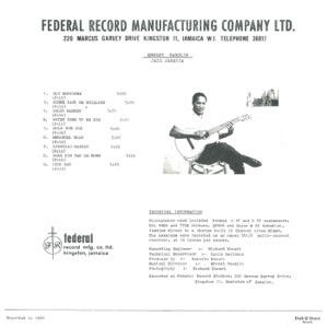 Cover of Jazz Jamaica