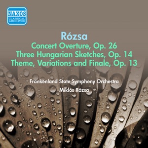 Cover of Rozsa Conducts Rozsa