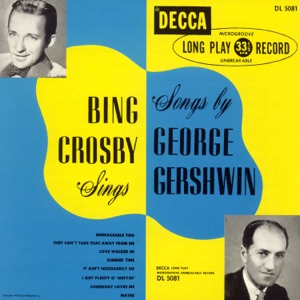Cover of Sings Songs by George Gershwin