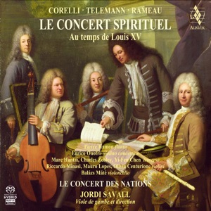 Cover of Le concert spirituel - Au temps de Louis XV